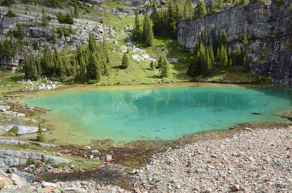 36 Lefroy Lake From Yukness Ledges Trail Just After Leaving Lake Oesa Near Lake O-Hara